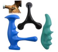 Strumento per massaggio del punto di pressione 3 pezzi/set Strumento manuale per massaggio salvapollice in ABS Strumenti per alleviare lo stress e il dolore per tutto il corpo, muscoli, tessuti..