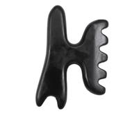 Strumento per massaggio Gua Sha per raschiare viso e corpo massaggio della pelle in ossidiana per agopressione strumenti facciali