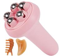 Strumento per massaggio manuale a rullo, massaggiatore per drenaggio linfatico del corpo, strumenti facciali per punti di pressione per collo, testa, rullo muscolare per alleviare il dolore, rullo