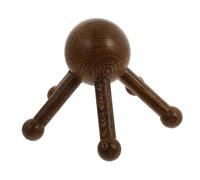 Strumento per Massaggio Testa in Legno, Massaggiatore Cuoio Capelluto | Finitura Beige, Rilassa i Muscoli e Mente Angoli Arrotondati, e Superficie Liscia