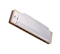 Strumento per melodia di accordatura standard per armonica a sandwich per arpa blues diatonica a 10 fori Armonica Per Principianti (Color : Ab)