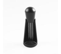 Strumento per mescolare caffè espresso, distributore in acciaio inox a 12 aghi con manico in legno, distribuzione uniforme del terreno, design ergonomico di grado barista per uso domestico e