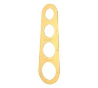 Strumento per Misurare Gli Spaghetti | Gadget per Il Controllo delle Porzioni di Pasta in Acciaio Inossidabile | 4 Porzioni per Misurare Correttamente Lo Strumento di Cottura degli Spaghetti per La