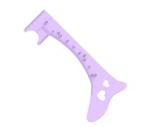 Strumento per misurare le sopracciglia, righello per sopracciglia | Stencil per sopracciglia in silicone per eyeliner - Strumento rapido per il trucco degli occhi, aiuto multifunzionale per misurare l