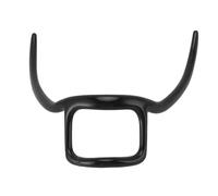 Strumento per modellare la barba Modello di styling per toelettatura professionale per uomini Viaggiare a casa nel salone Utilizzare plastica resistente portatile (Nero)