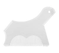 Strumento per Modellare la Barba, Strumento per la Formazione della Barba in Plastica, Piastra per Barba da Uomo Modellatore per Barba da Uomo per Rifinire e Modellare la Barba