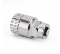 Strumento per movimento centrale a pedivella quadrata per mountain bike, con 20 denti dritti e struttura in acciaio (argento)