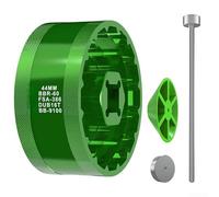 Strumento per movimento centrale in alluminio 5 in 1 per meccanici di biciclette, supporta diversi tipi di BB tra cui 44 mm, filettati e sistemi standard per MTB e uso su strada (presa + asta di