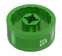 Strumento per movimento centrale in alluminio 5 in 1 per meccanici di biciclette, supporta diversi tipi di BB tra cui 44 mm, filettati e sistemi standard per MTB e uso su strada (presa singola)