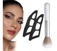Strumento Per Ombretto, Your Glaam Bestie, Guida Agli Ombretti Eye Tour, Assistente Per Ombretti Lavabile E Riutilizzabile Con Pennello, Applicatore Per Ombretti Make Up