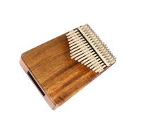 Strumento Per Pianoforte Portatile Con Impiallacciatura In Legno Massello 17 Tasti Kalimba Box Style 2 Fori Sonori portatili Kalimba Thumb piano (Color : 01)