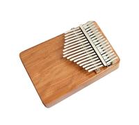 Strumento Per Pianoforte Portatile Con Impiallacciatura In Legno Massello 17 Tasti Kalimba Box Style 2 Fori Sonori portatili Kalimba Thumb piano (Color : 02)