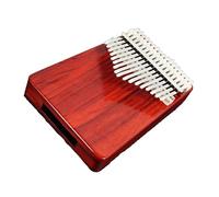 Strumento Per Pianoforte Portatile Con Impiallacciatura In Legno Massello 17 Tasti Kalimba Box Style 2 Fori Sonori portatili Kalimba Thumb piano (Color : 03)