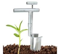 Strumento per piantare bulbi, ausilio da giardinaggio in acciaio , resistente per piantare bulbi, copertura del terreno e verdure in primavera e tutte le stagioni