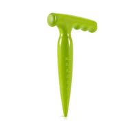 Strumento per piantare semi, set dispenser per semi, 17,5 cm, strumento da giardino in plastica, per piantare, scavare bulbi da giardino con manico per semina, piantare, bulbi, scavare