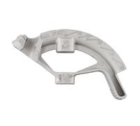 Strumento per piegatura manuale per tubi in alluminio da 1/2" per tubi EMT con segni angolari in rilievo 10° 22° 30° 45° 60° 90° argento