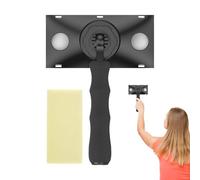 Strumento per pittore girevole - Edger per pittura ad angolo di precisione, senza disordine della ruota con impugnatura ergonomica | Trimmer inclinato riutilizzabile per la pittura domestica, il