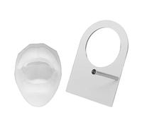 Strumento per praticare la puntura della lingua Simulazione 3D Modello di bocca in silicone Set di strumenti per la visualizzazione delle unghie della lingua (Bianca)