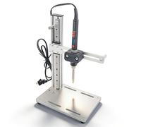 Strumento per pressa a caldo, 90 W, regolabile, con punte M2-M8, altezza 20,5 cm, per goffratura inserti filettati