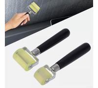 Strumento per pressare la pellicola dell'auto con rotella a spinta manuale per una rimozione efficiente delle bolle d'aria e una forte adesione sui tappetini ammortizzanti del veicolo (5 cm)