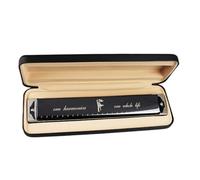 Strumento per prestazioni professionali per principianti armonica polifonica in Do a 24 fori(Black)
