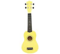 Strumento Per Principianti Di Chitarra Piccola In Legno A Quattro Corde Colorato Ukulele Da 21 Pollici Ukes con Kits(Yellow)
