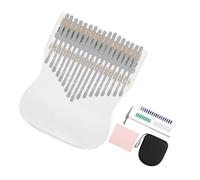 Strumento Per Principianti Kalimba Finger Piano In Acrilico Trasparente A 17 Toni Con Custodia portatili Kalimba Thumb piano