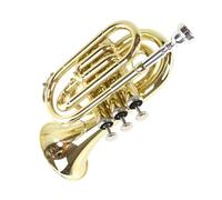 Strumento Per Principianti Tromba Tascabile Con Chiave B Strumento Musicale Ottone Tono Durevole Standard