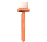 Strumento per pulitore a pennello, 6,69x2,17 pollici, 2 in 1 rastrello di pettine rimozione di percorsi casa, forniture per la pulizia della spazzola capelli con f
