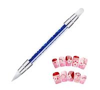 Strumento per punta delle unghie | Penna per unghie - Set di pennelli per unghie con doppia punta, pennelli per intagliare smalto per unghie con strass, per intagliare, modellare