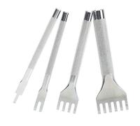 Strumento per Punzonatura a Punta, Set di Scalpelli per Pizzo Ad Alta Durezza, per Forniture Industriali, Parti Industriali (Serie 1+2+4+6 denti)
