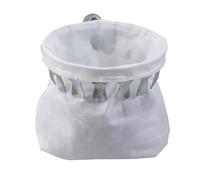 Strumento per raccogliere la frutta con cestino borsa morbida per pera, agrumi, noccioli e frutta, manico ergonomico, in acciaio inox