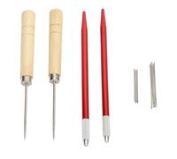 Strumento per radicare le parrucche per bambole, strumento fai-te per il ri-radicamento dei capelli con asta in rame e impugnatura in legno, accessori leggeri in lega per la rea