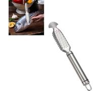 Strumento per raschiare le squame di pesce, multifunzione in acciaio inox, kit per la pulizia delle squame dei pesci, strumento di rimozione del calcare, strumento di rimozione della bilancia per una