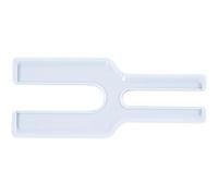 Strumento per realizzare pompon, lunghezza: 12 cm, larghezza: 5 cm, 1 pezzo