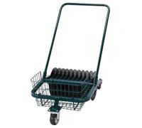 Strumento per recuperare palline da golf con struttura in metallo resistente e supporto di grande capacità per un ritiro senza sforzo durante la pratica del driving range
