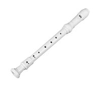 Strumento per Registratore, Suono Piacevole, Robusto Clarinetto a 8 Fori in ABS, Multifunzionale, per Lezioni di Musica per Principianti (WHITE)