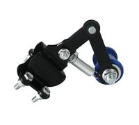 Strumento per regole della catena motociclistica con ruote guida Rollo di tensionero compatibile con 50 cc a 500 cc ATV Motocross Dirt Bike Universal Fit(Nero)