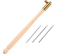 Strumento per ricamare il tombolo, con 3 aghi (70 90-100), per applicare perline, set di aghi per uncinetto