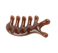 Strumento per rilassare il cuoio capelluto, rilassamento muscolare, dalla tensione, impugnatura ergonomica, design portatile, raschietto per massaggio per cuoio capelluto, casa, viso, 11 x 5