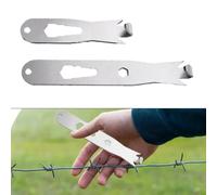 Strumento per rilegatura a filo con struttura in acciaio inossidabile per fissaggio a colonna di cemento a filo metallico, progettato per un uso efficiente con clip a T e altro ancora (B)