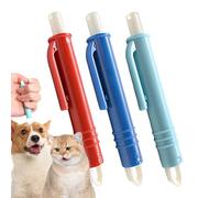 Strumento per Rimozione Zecche 3 Pezzi Pinze Repellenti Per Zecche | Accessorio Portatile per Toelettatura Cuccioli Gatti Uso Domestico