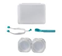 Strumento per rimuovere a contatto, applicatore per a contatto, con punta in silicone morbido, strumento per la rimozione delle con design portatile, kit per la cura degli occhi