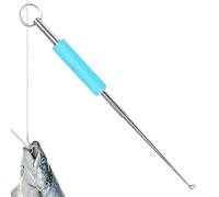 Strumento per Rimuovere Amo da - Dispositivo in Acciaio Inossidabile per Sganciare Ami,Accessorio Portatile per Acqua e Salata Fiumi Laghi: Trote Salmone Pesce Gatto Persico Squalo