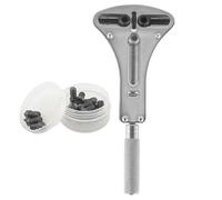 Strumento per rimuovere il retro 'orologio, strumento per aprire l'orologio - Apri cassa in metallo con chiave per orologio | Strumento di apertura 'orologio, strumento di sostituzione a batteria 'oro