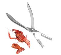 Strumento per rimuovere la coda di gambero | Gadget per decorare i gamberi | Accessorio da cucina ergonomico multifunzione per gamberi e gamberi
