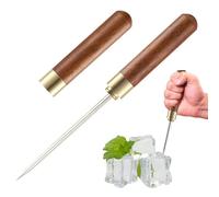 Strumento per rompere il ghiaccio in acciaio con custodia | Attrezzature da Cucina e Bar Portatile per Casa