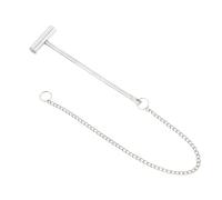 Strumento per Rompere Vetro in Acciaio Inox Argento con Catena