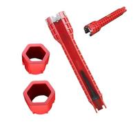 Strumento Per Rubinetto Chiave Lavello | Chiave Per Rubinetto Per Lavello In Metallo Resistente Ed Ergonomica | Strumento Per Lavellos Dal Design Scanalato Con Chiaves A Dado Per Rubinettos Con Livell