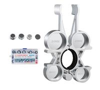 Strumento per rubinetto - Set di chiavi da 4 pollici | Materiale metallico - Installatore per lavello da 3,9 pollici con 4 per la riparazione di cucine e camper, questo kit idraulico antirugg